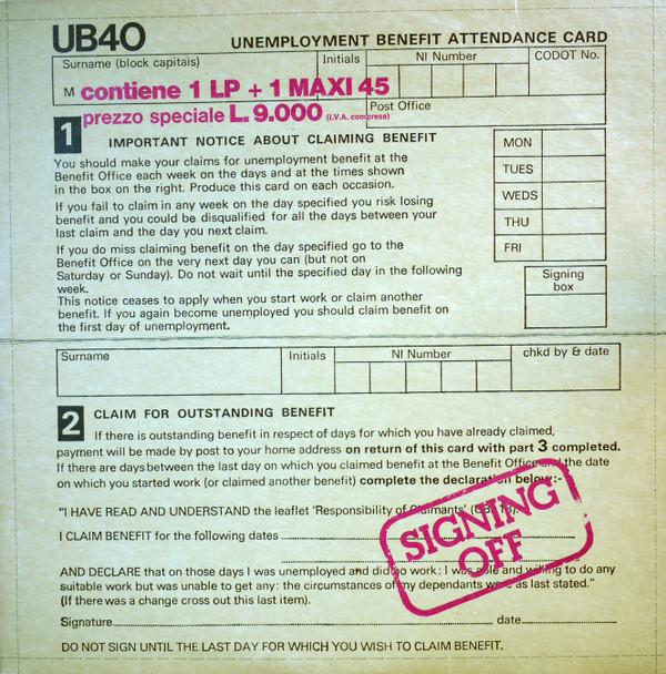 UB40 - Signing Off