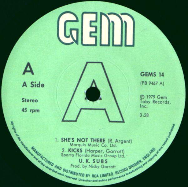 UK Subs - She's Not There