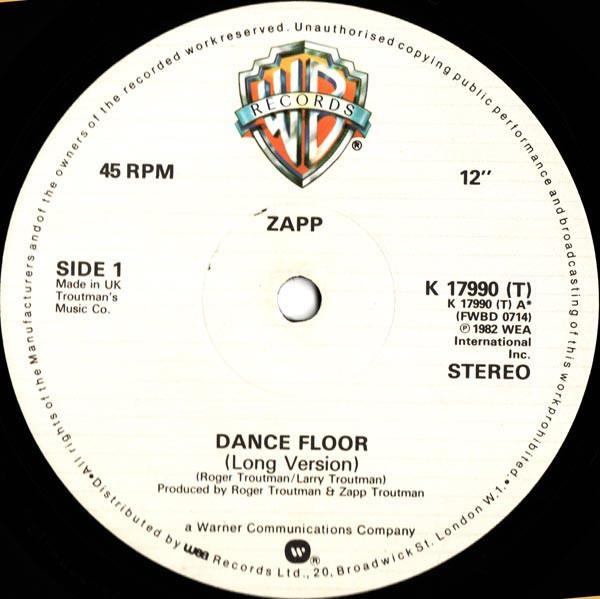 Zapp - Dance Floor / More Bounce To The Ounce